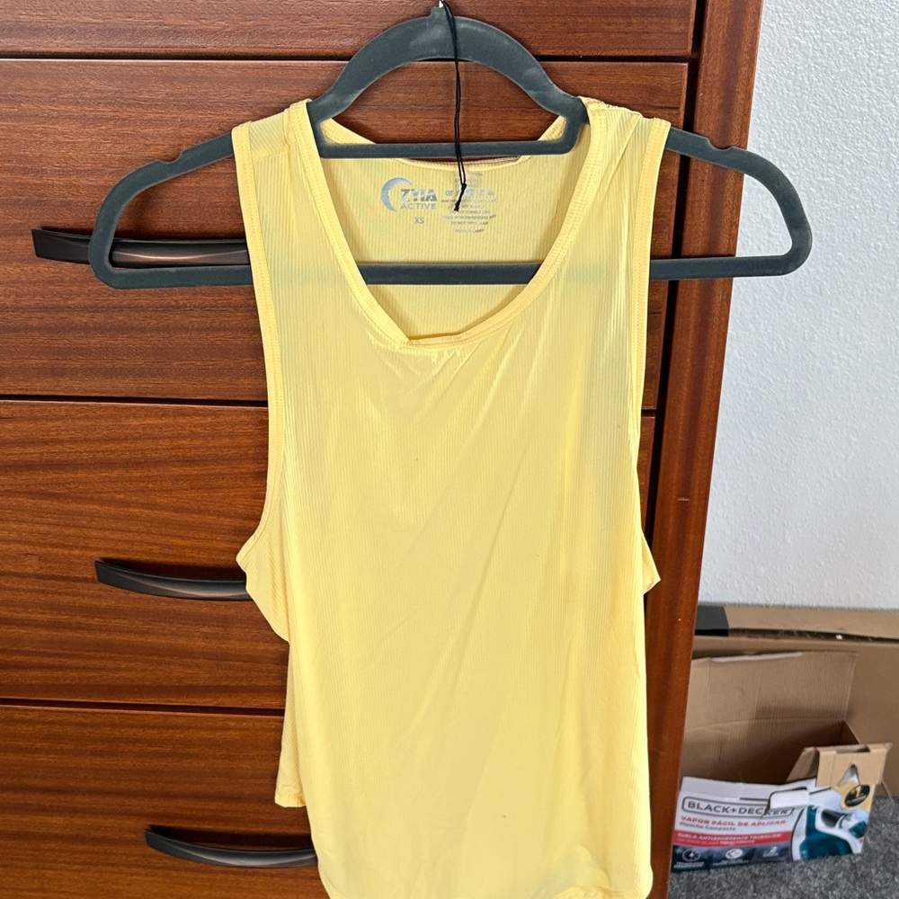 Zara Vibrant Yellow Tank Top